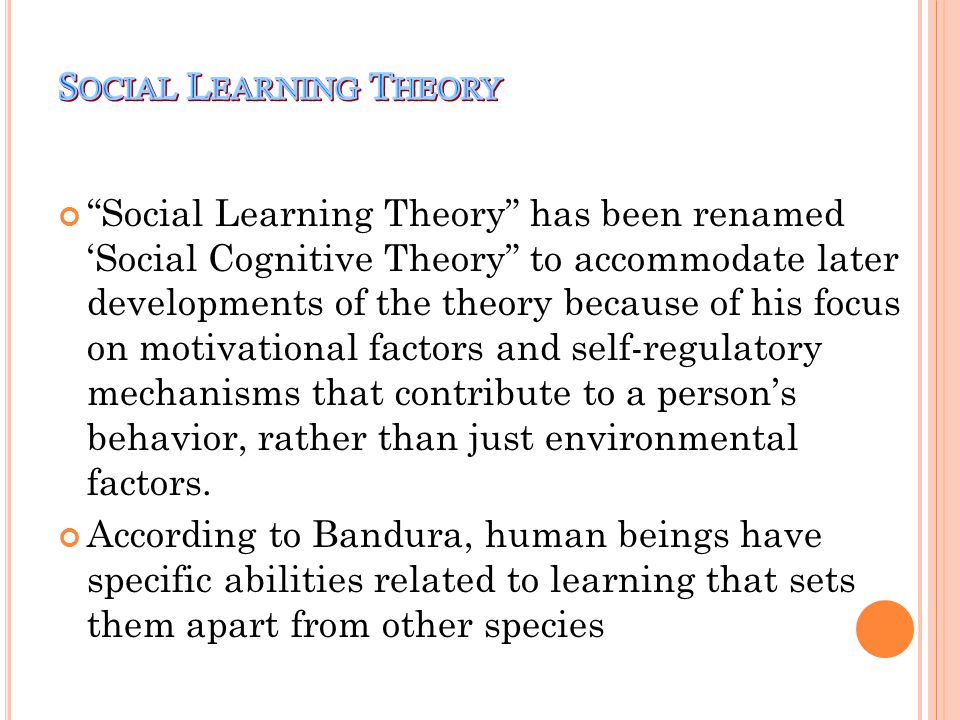 Albert bandura social cognitive theory ppt sales